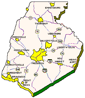 Frederick County Map